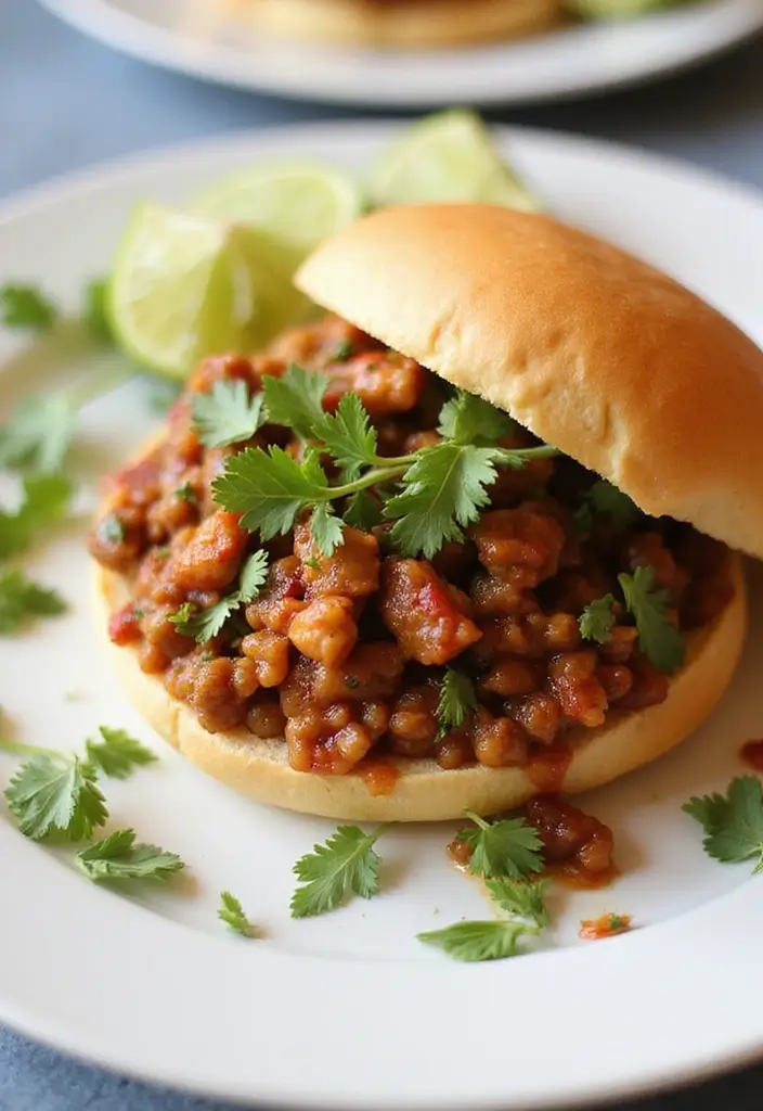 26 Cajun Chicken Sloppy Joes That Are Spicy & Savory - 10. Vegetarian Cajun Chicken Sloppy Joes