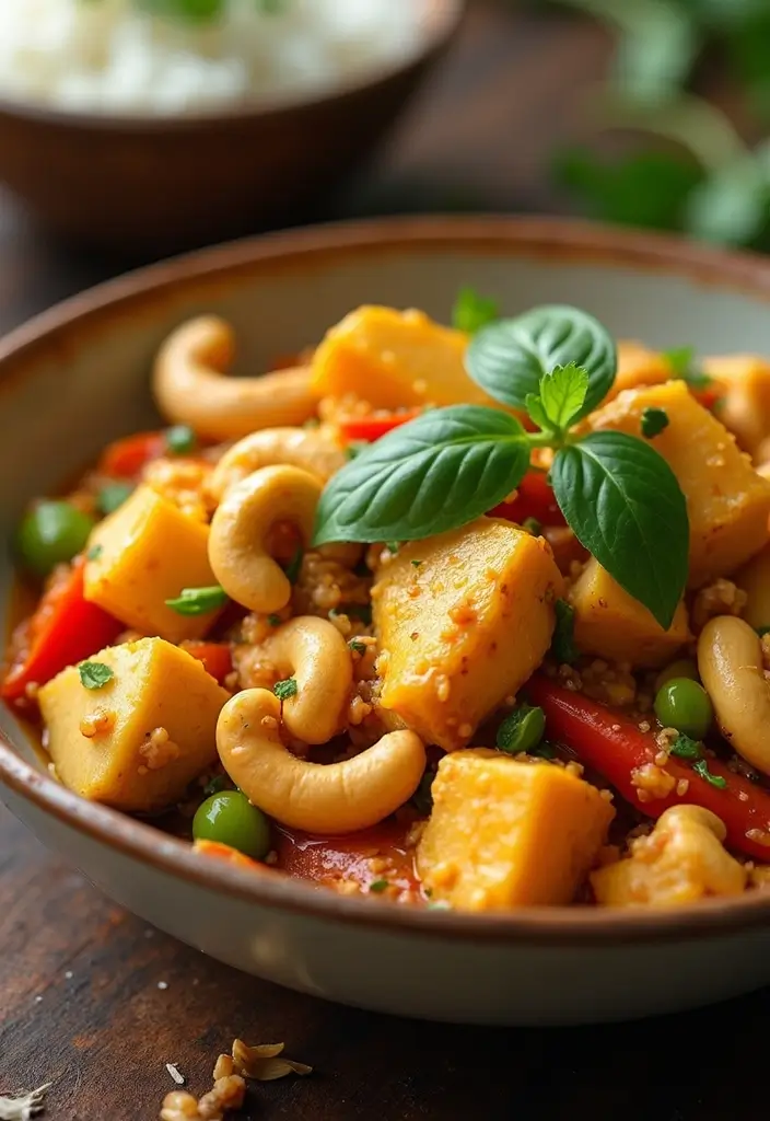 27 Chicken Cashew Stir Fry Recipes That Are Nutty & Delicious - 20. Coconut Curry Chicken Cashew Stir Fry