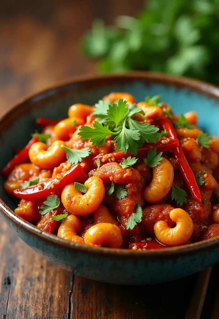 27 Chicken Cashew Stir Fry Recipes That Are Nutty & Delicious - 21. Hunan Chicken Cashew Stir Fry