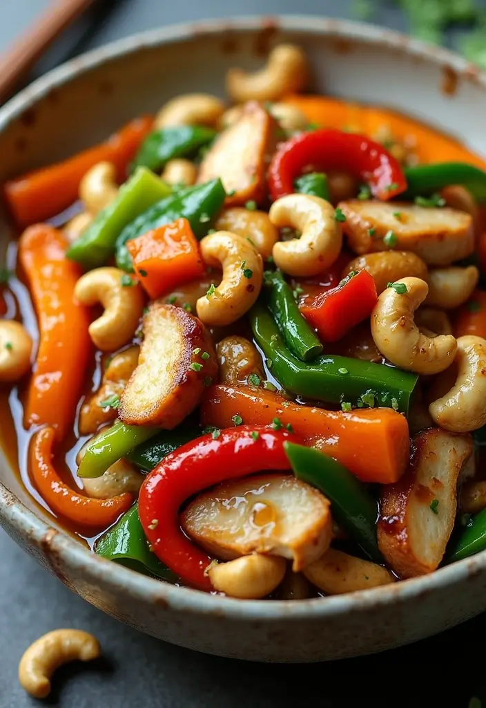 27 Chicken Cashew Stir Fry Recipes That Are Nutty & Delicious - 5. Teriyaki Chicken Cashew Stir Fry
