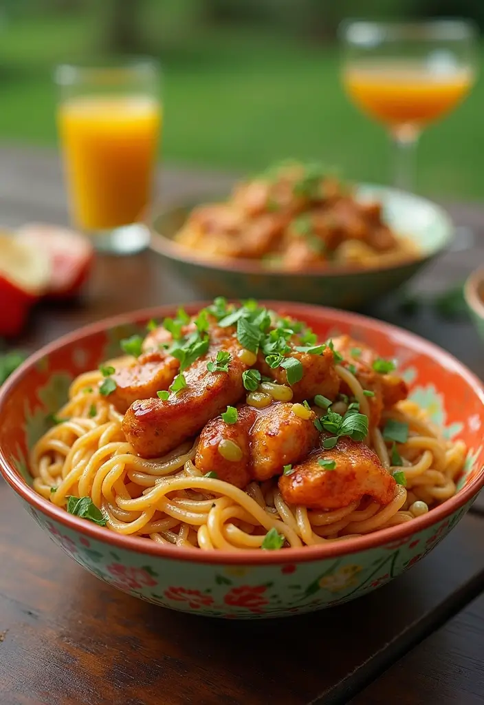 27 Chicken Noodle Stir Fry Recipes That Are Fast & Flavorful - 12. BBQ Chicken Noodle Stir Fry