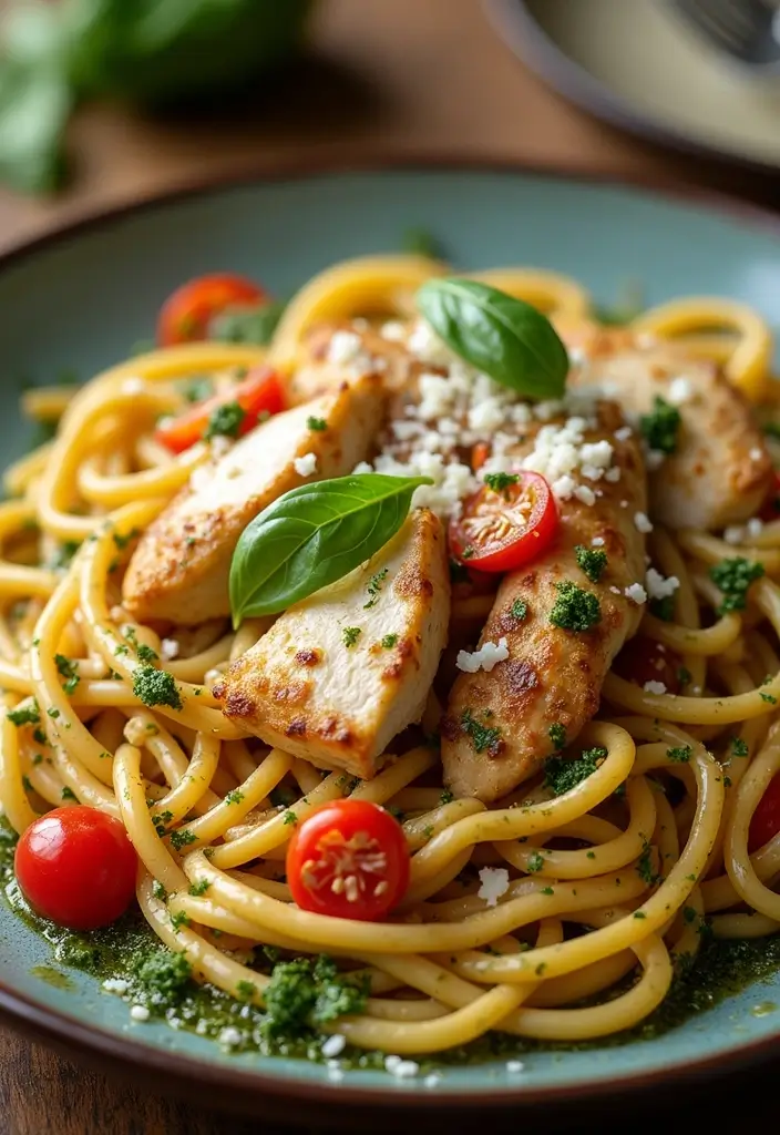 27 Chicken Noodle Stir Fry Recipes That Are Fast & Flavorful - 27. Italian Chicken Noodle Stir Fry