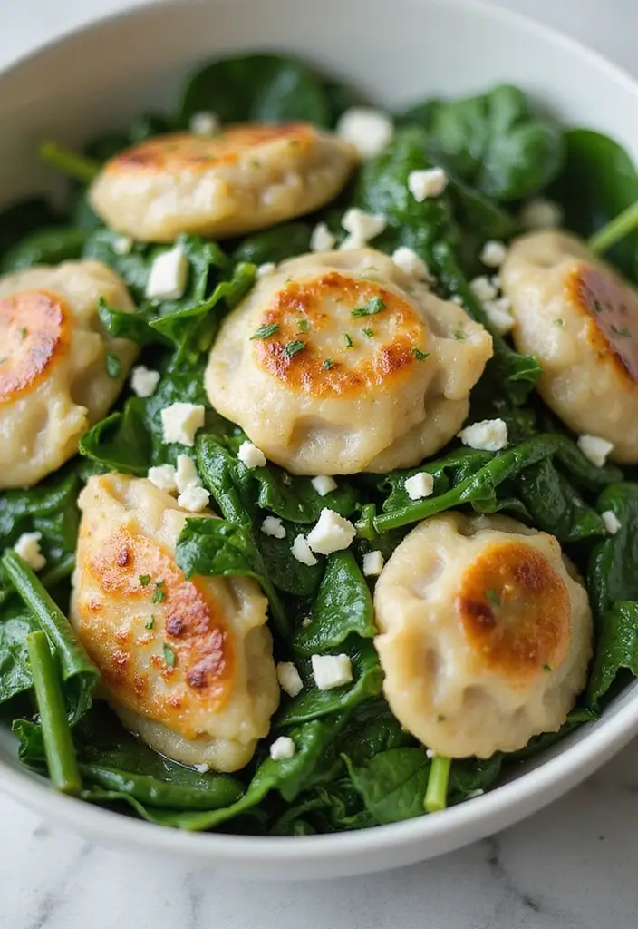 27 Chicken and Dumplings with Bisquick Recipes That Are Foolproof - 15. Spinach and Feta Chicken and Dumplings