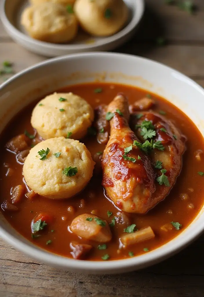 27 Chicken and Dumplings with Bisquick Recipes That Are Foolproof - 17. Barbecue Chicken and Dumplings