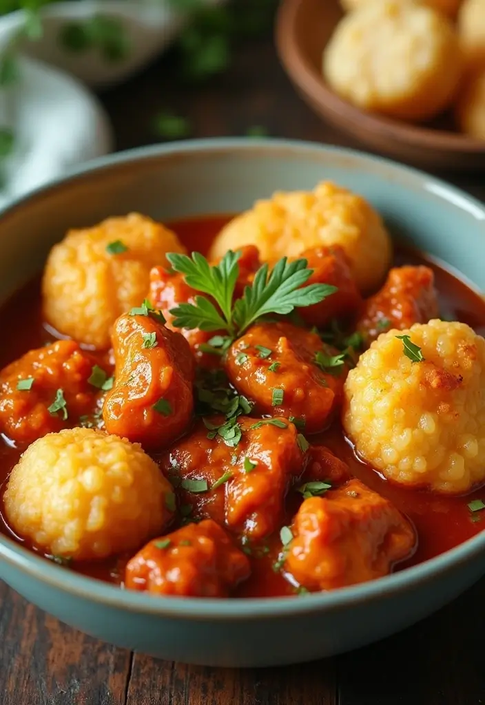 27 Chicken and Dumplings with Bisquick Recipes That Are Foolproof - 21. Sweet and Spicy Chicken and Dumplings