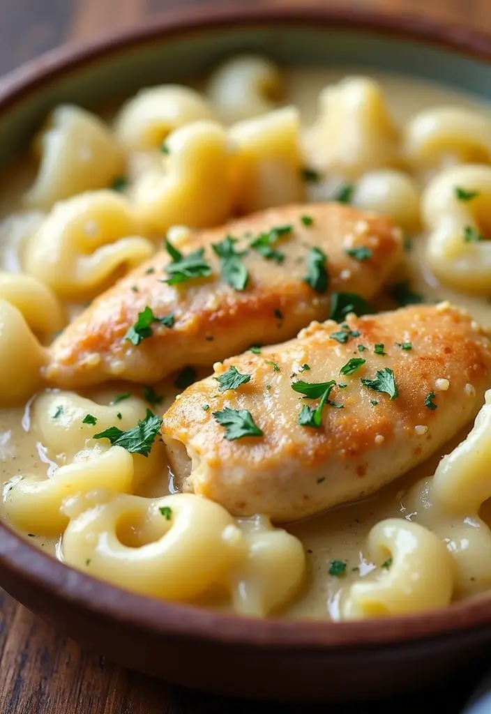 27 Chicken and Dumplings with Bisquick Recipes That Are Foolproof - 27. Garlic Parmesan Chicken and Dumplings