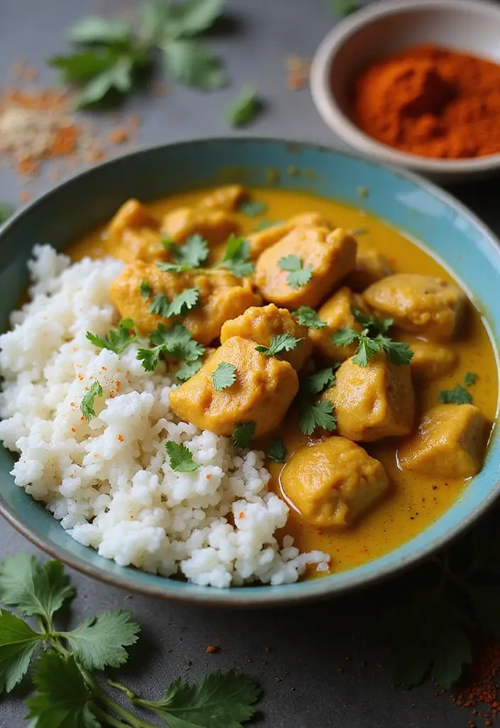 27 Chicken and Dumplings with Bisquick Recipes That Are Foolproof - 9. Coconut Curry Chicken and Dumplings