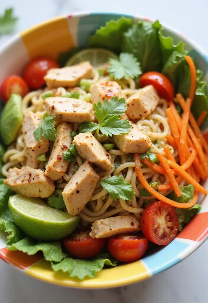 27 Chicken and Noodle Recipes That Are Comfort in a Bowl - 15. Chicken Noodle Salad