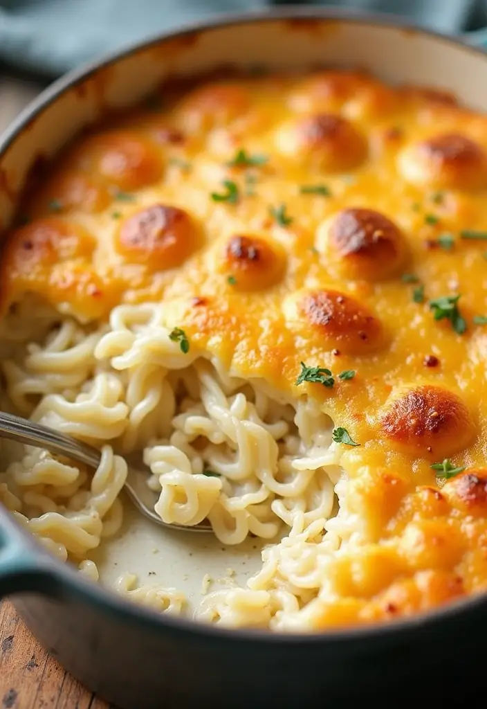 27 Chicken and Noodle Recipes That Are Comfort in a Bowl - 2. Creamy Chicken Noodle Casserole