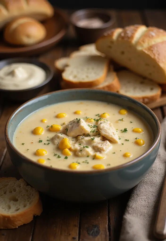 27 Easy Rotisserie Chicken Recipes That Reinvent Leftovers - 21. Chicken and Corn Chowder
