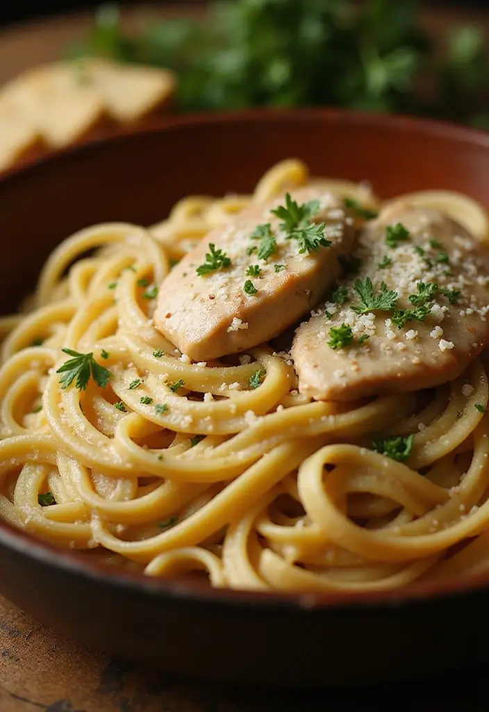 27 Easy Rotisserie Chicken Recipes That Reinvent Leftovers - 27. Chicken Fettuccine