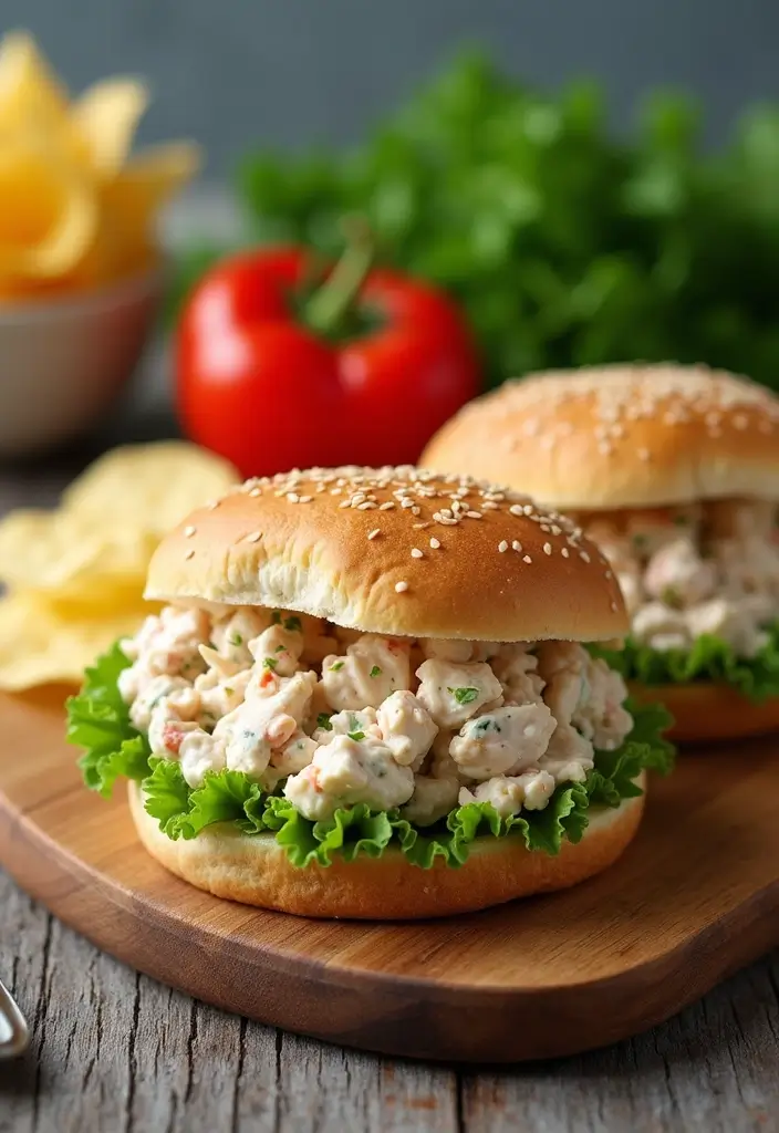 27 Easy Rotisserie Chicken Recipes That Reinvent Leftovers - 5. Chicken Salad Sandwiches