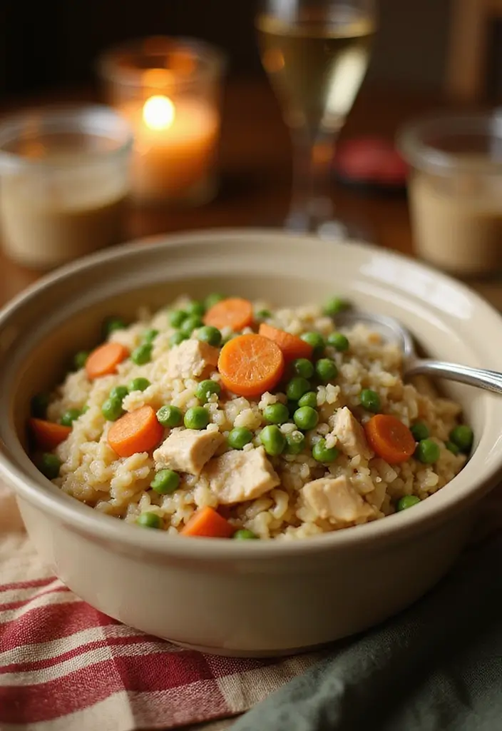 27 Healthy Chicken and Rice Casserole Recipes That Are Family-Friendly 14 27 Healthy Chicken and Rice Casserole Recipes That Are Family-Friendly - 13. Chicken and Rice Casserole with Peas and Carrots