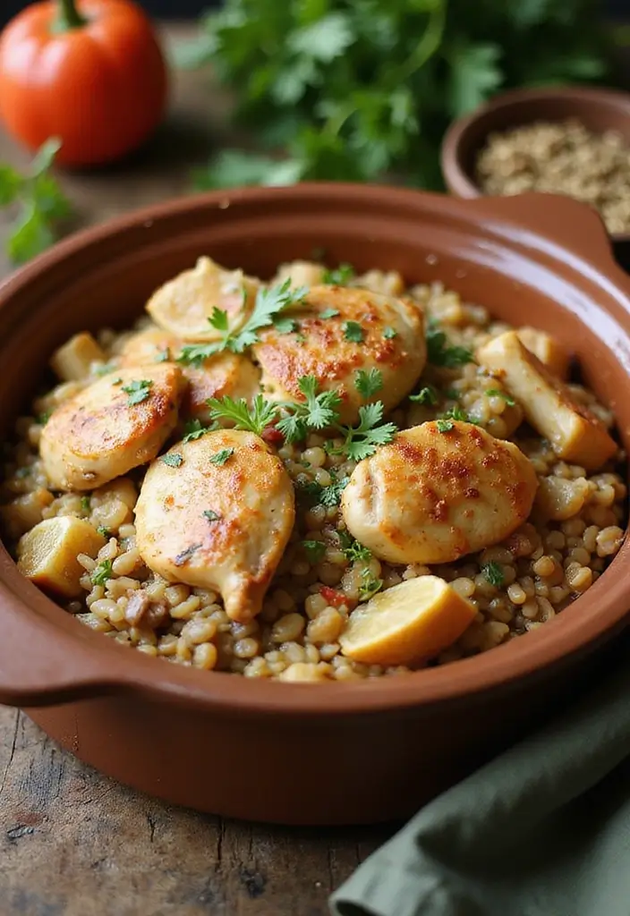 27 Healthy Chicken and Rice Casserole Recipes That Are Family-Friendly 19 27 Healthy Chicken and Rice Casserole Recipes That Are Family-Friendly - 18. Chicken and Rice Casserole with Lentils