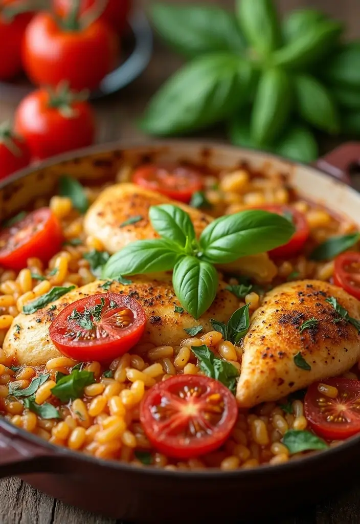 27 Healthy Chicken and Rice Casserole Recipes That Are Family-Friendly 25 27 Healthy Chicken and Rice Casserole Recipes That Are Family-Friendly - 24. Rustic Italian Chicken and Rice Casserole