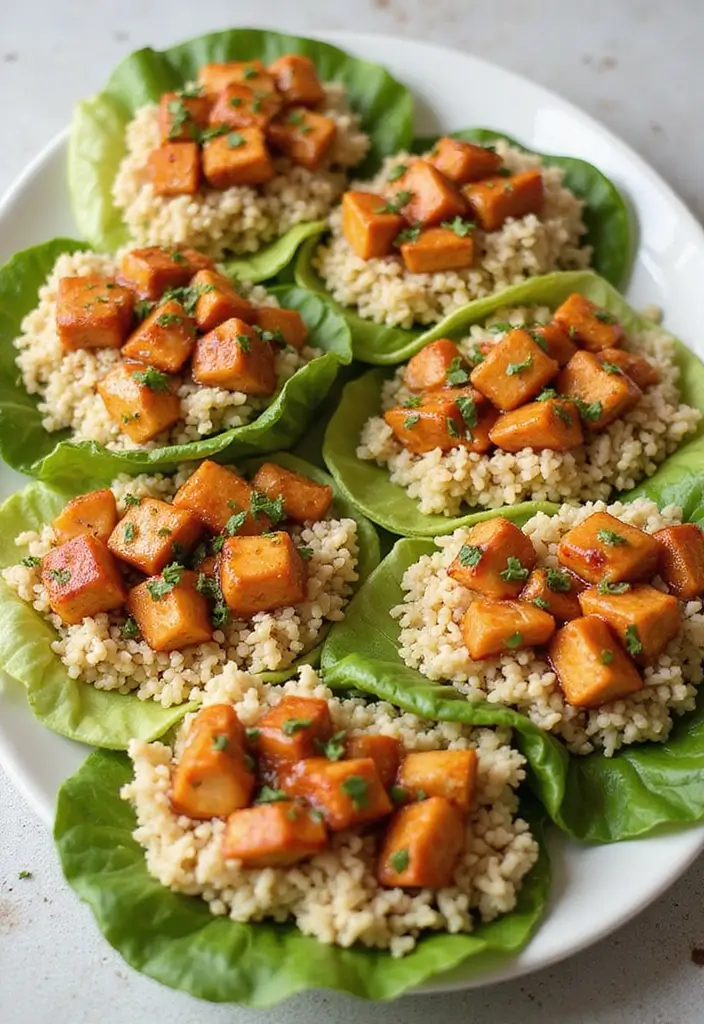 27 Honey BBQ Chicken and Rice Recipes That Are Sweet & Smoky - 18. Honey BBQ Chicken & Cabbage Rice Wraps