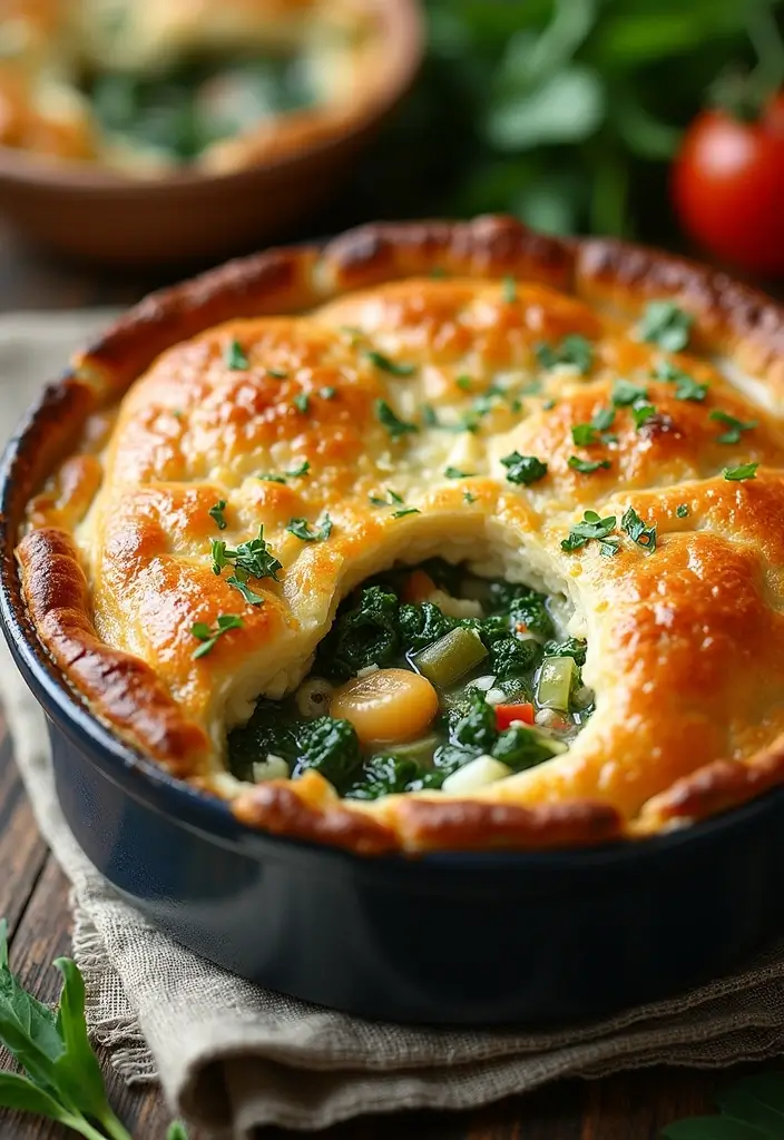 27 Paula Deen Chicken Pot Pie Recipes That Are Rich & Buttery 90 27 Paula Deen Chicken Pot Pie Recipes That Are Rich & Buttery - 15. Chicken Pot Pie with Spinach and Feta