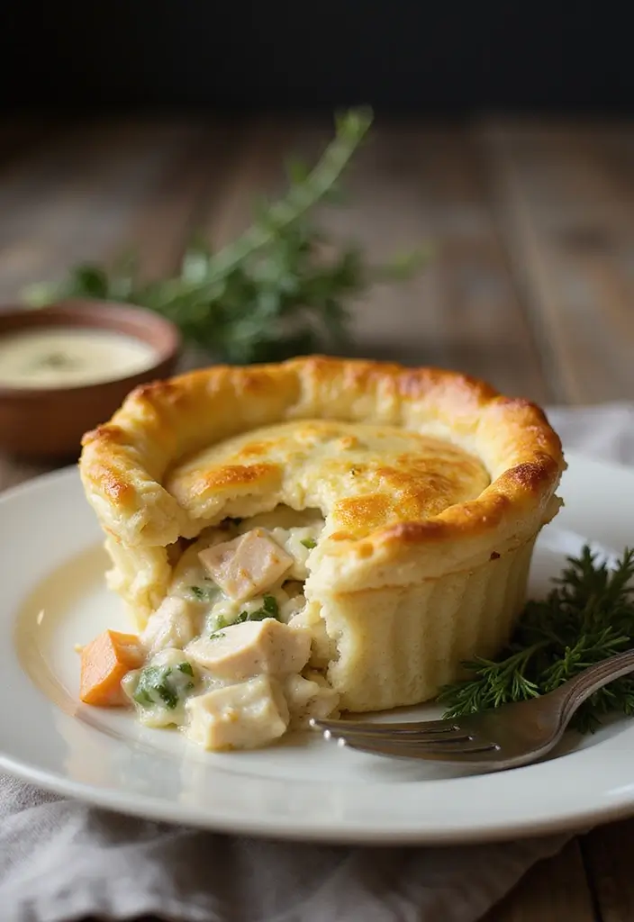 27 Paula Deen Chicken Pot Pie Recipes That Are Rich & Buttery 9 27 Paula Deen Chicken Pot Pie Recipes That Are Rich & Buttery - 2. Creamy Garlic Chicken Pot Pie