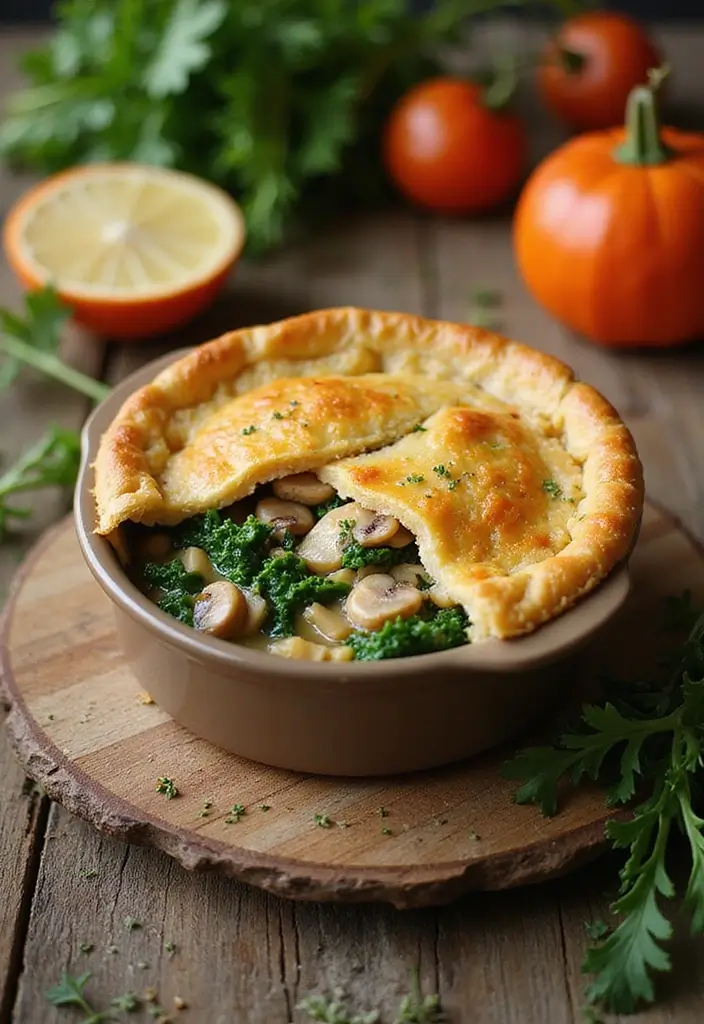 27 Paula Deen Chicken Pot Pie Recipes That Are Rich & Buttery 139 27 Paula Deen Chicken Pot Pie Recipes That Are Rich & Buttery - 22. Chicken Pot Pie with Kale and Mushrooms
