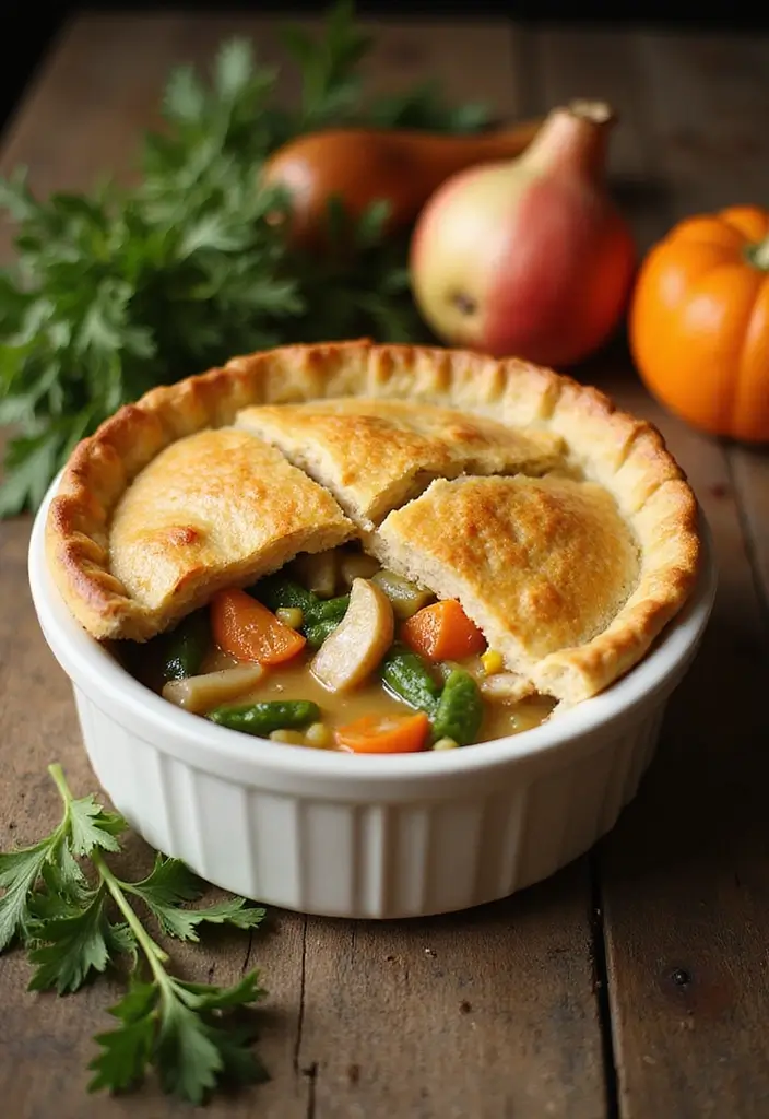 27 Paula Deen Chicken Pot Pie Recipes That Are Rich & Buttery 156 27 Paula Deen Chicken Pot Pie Recipes That Are Rich & Buttery - 25. Chicken Pot Pie with Roasted Vegetables