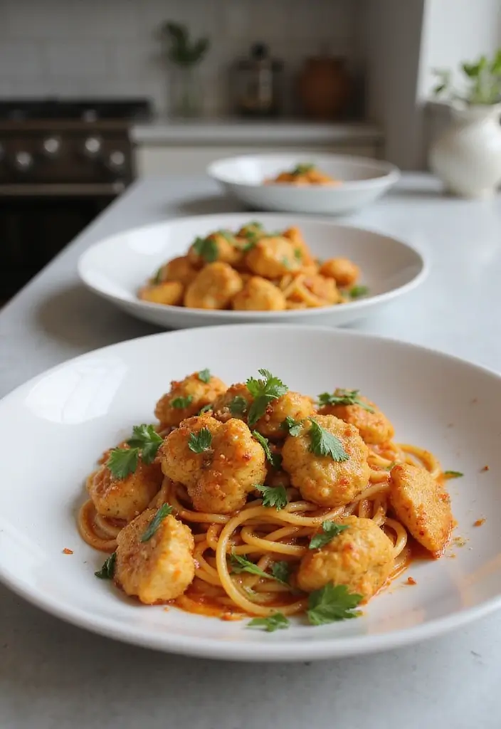 27 Spicy Cajun Chicken Pasta Recipes That Bring the Heat - 21. Spicy Cajun Chicken Pasta with Cauliflower