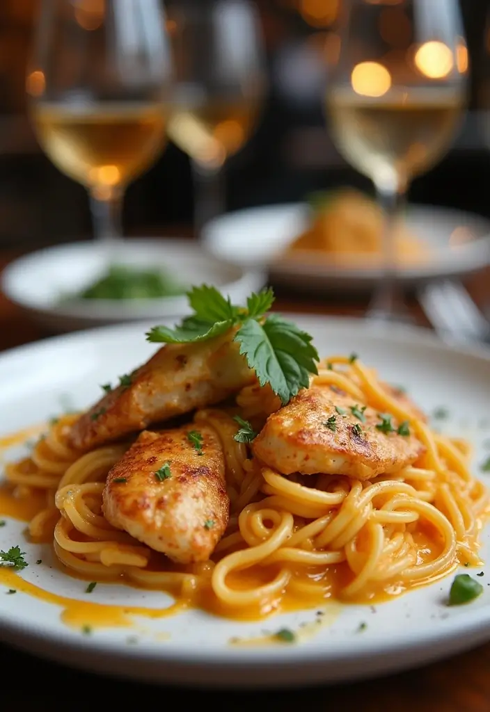 27 Spicy Cajun Chicken Pasta Recipes That Bring the Heat - 26. Spicy Cajun Chicken Pasta with Dijon Mustard