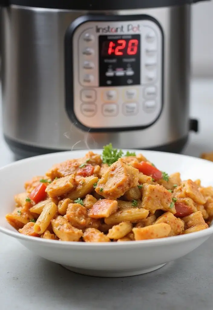 27 Spicy Cajun Chicken Pasta Recipes That Bring the Heat - 7. Instant Pot Cajun Chicken Pasta