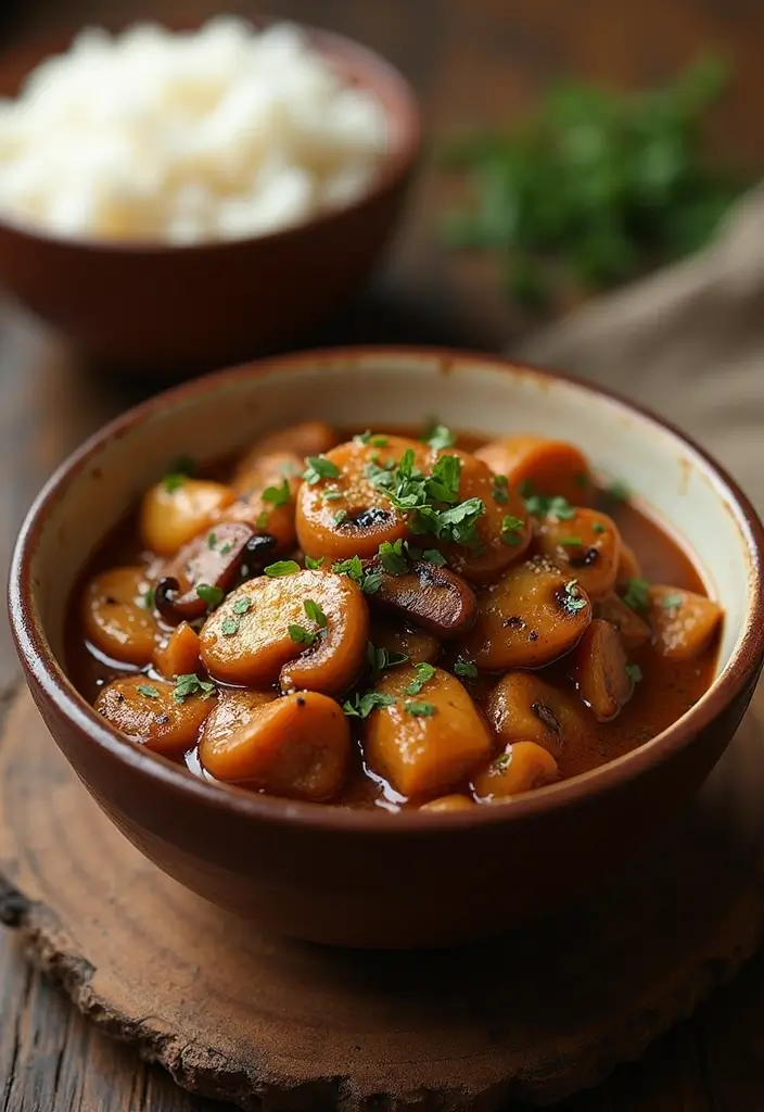 28 Brown Sugar Chicken Crockpot Recipes That Cook Themselves - 22. Sweet Brown Sugar Chicken with Mushrooms