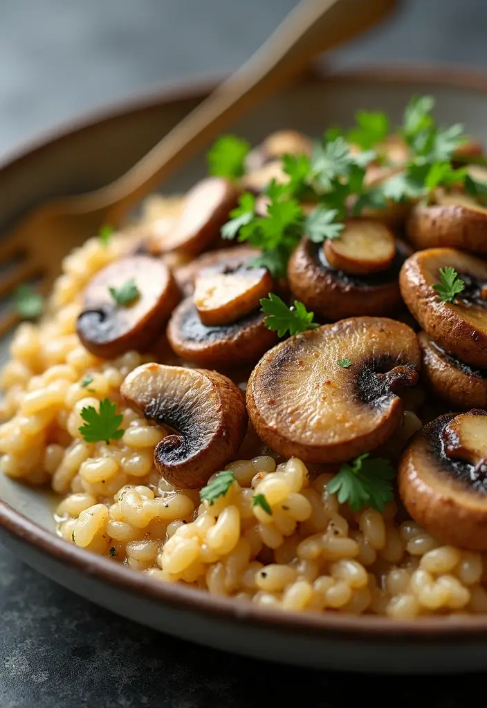 28 Chicken and Mushroom Risotto Recipes That Feel Fancy 12 28 Chicken and Mushroom Risotto Recipes That Feel Fancy - 11. Wild Mushroom and Chicken Risotto