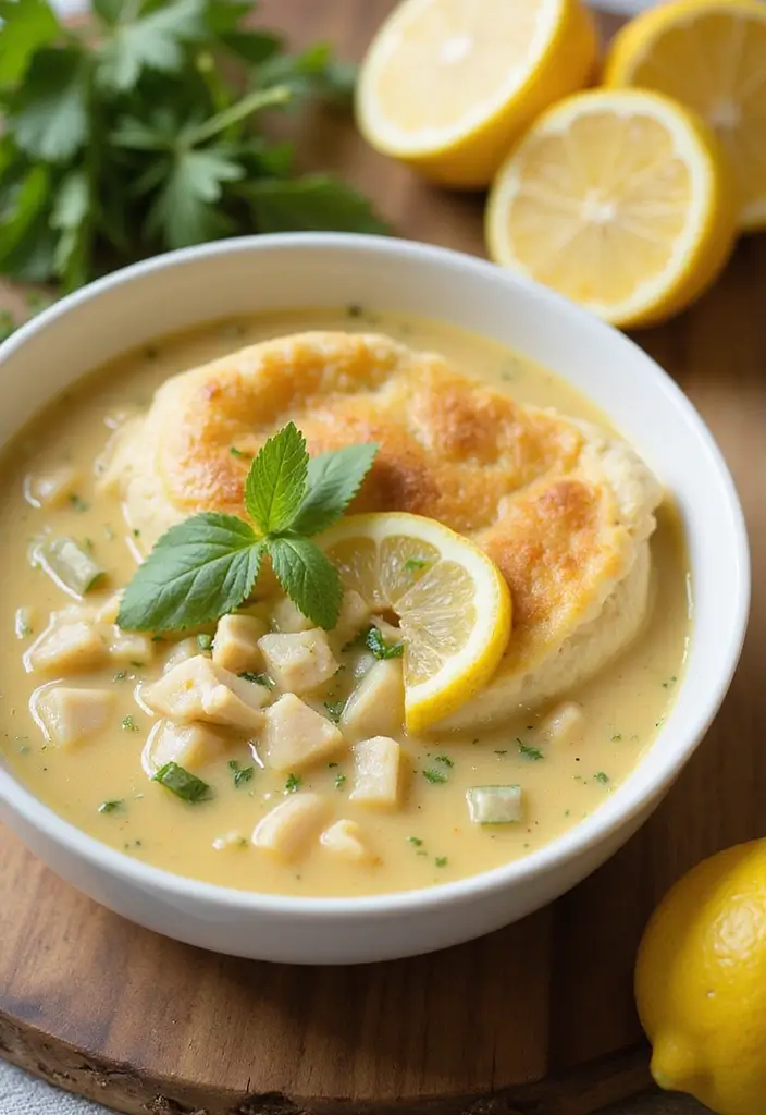 28 Creamy Chicken Pot Pie Soup Recipes That Feel Like a Hug - 15. Lemon Pepper Chicken Pot Pie Soup