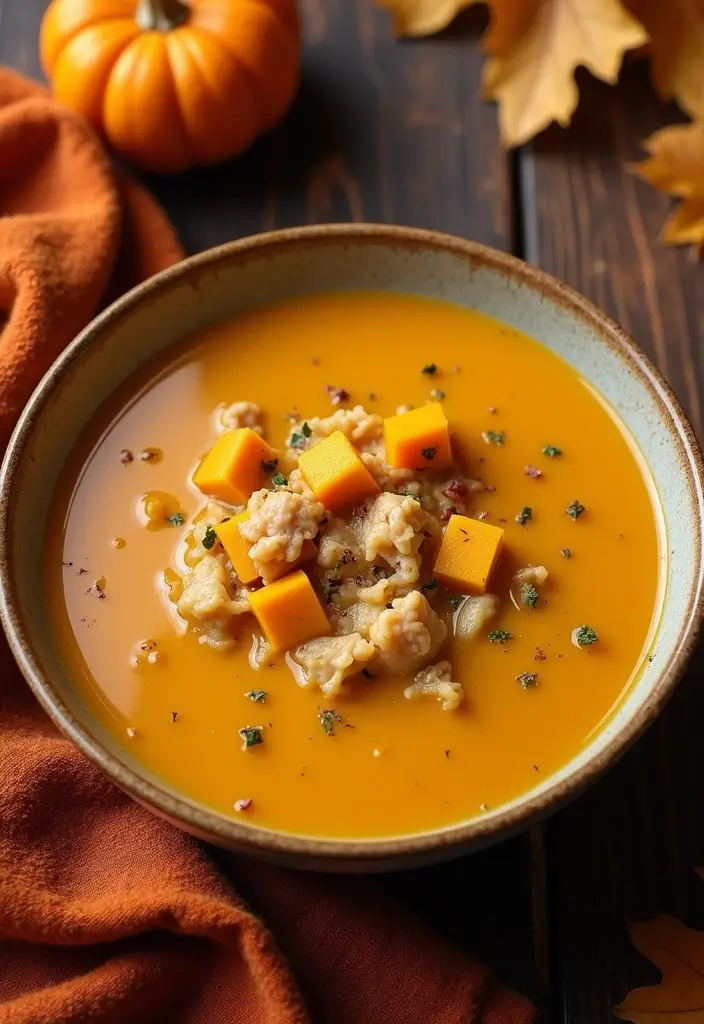 28 Creamy Chicken Pot Pie Soup Recipes That Feel Like a Hug - 18. Butternut Squash Chicken Pot Pie Soup