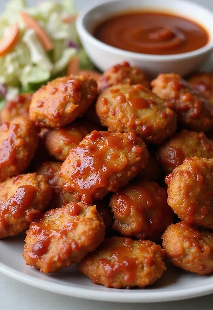 28 Ground Chicken Nuggets Air Fryer Recipes That Are Kid Favorites 13 28 Ground Chicken Nuggets Air Fryer Recipes That Are Kid Favorites - 12. BBQ Chicken Nuggets