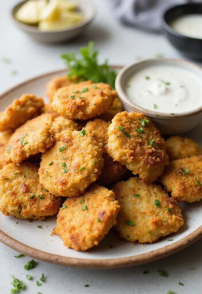 28 Ground Chicken Nuggets Air Fryer Recipes That Are Kid Favorites 16 28 Ground Chicken Nuggets Air Fryer Recipes That Are Kid Favorites - 15. Garlic Parmesan Chicken Nuggets