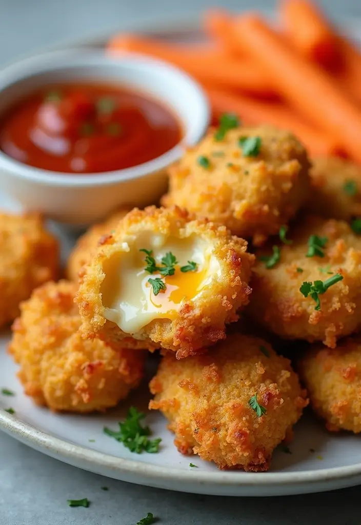 28 Ground Chicken Nuggets Air Fryer Recipes That Are Kid Favorites 3 28 Ground Chicken Nuggets Air Fryer Recipes That Are Kid Favorites - 2. Cheesy Chicken Nuggets
