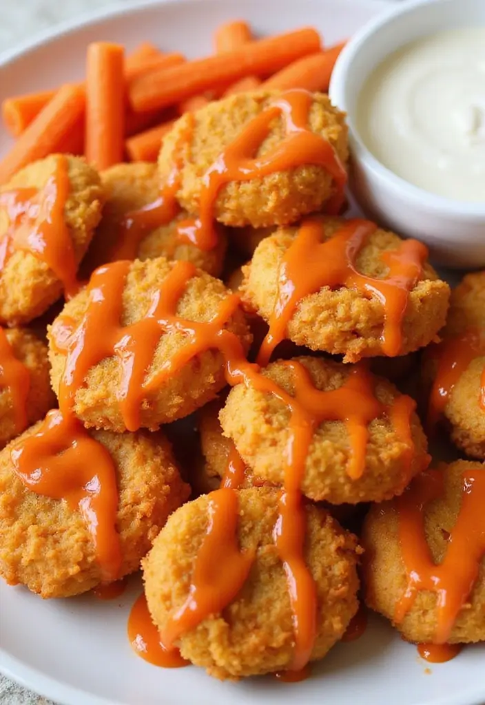 28 Ground Chicken Nuggets Air Fryer Recipes That Are Kid Favorites 6 28 Ground Chicken Nuggets Air Fryer Recipes That Are Kid Favorites - 5. Spicy Buffalo Chicken Nuggets