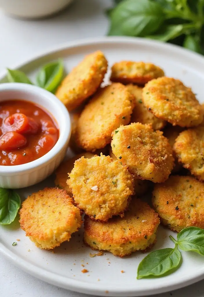 28 Ground Chicken Nuggets Air Fryer Recipes That Are Kid Favorites 8 28 Ground Chicken Nuggets Air Fryer Recipes That Are Kid Favorites - 7. Parmesan Herb Chicken Nuggets