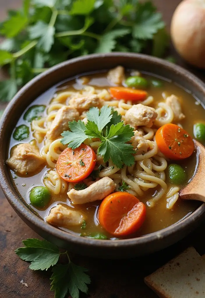 28 Healthy Chicken Soup Recipes That Heal & Warm the Soul - 1. Classic Chicken Noodle Soup
