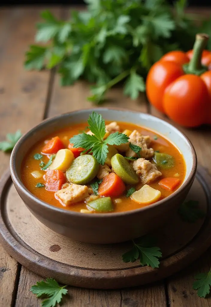 28 Healthy Chicken Soup Recipes That Heal & Warm the Soul - 15. Chicken Vegetable Soup