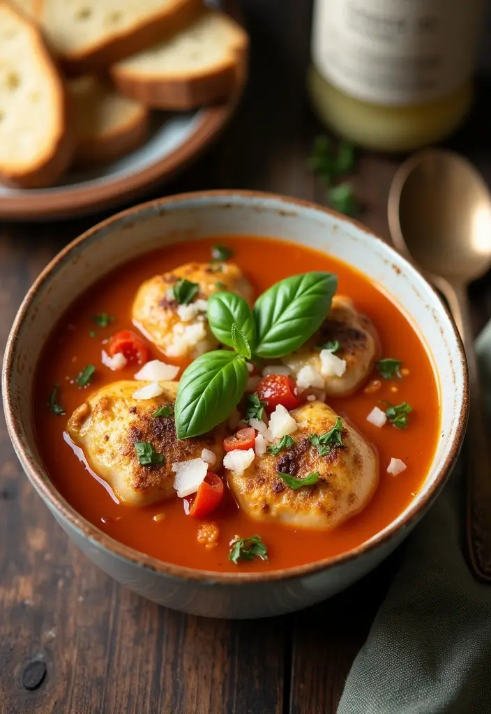 28 Healthy Chicken Soup Recipes That Heal & Warm the Soul - 18. Italian Chicken Soup