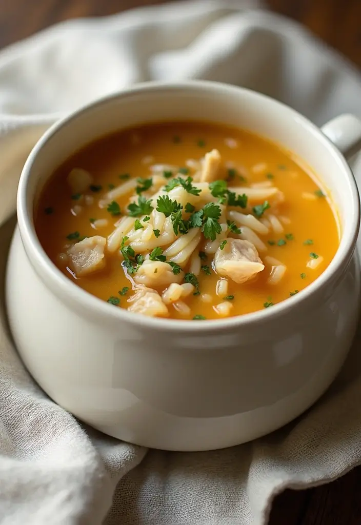 28 Healthy Chicken Soup Recipes That Heal & Warm the Soul - 25. Chicken and Wild Rice Soup