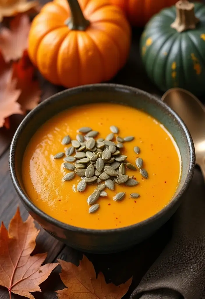 28 Healthy Chicken Soup Recipes That Heal & Warm the Soul - 26. Chicken and Pumpkin Soup