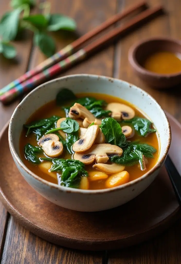 28 Healthy Chicken Soup Recipes That Heal & Warm the Soul - 27. Miso Chicken Soup