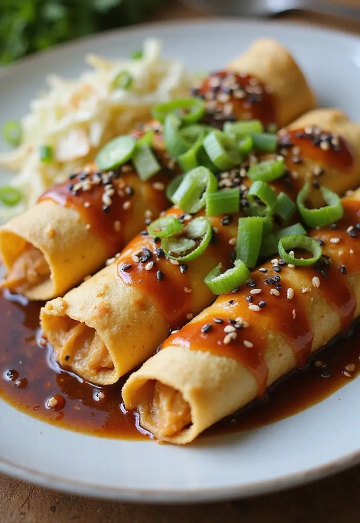 28 High Protein Chicken Enchiladas That Are Filling & Flavorful - 12. Teriyaki Chicken Enchiladas