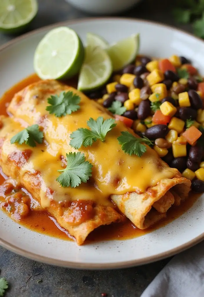 28 High Protein Chicken Enchiladas That Are Filling & Flavorful - 18. Chipotle Chicken Enchiladas