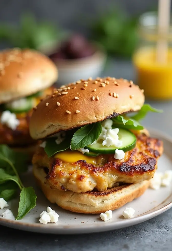 28 Honey Mustard Chicken Sandwich Recipes That Feel Caf�-Style 6 28 Honey Mustard Chicken Sandwich Recipes That Feel Caf�-Style - 5. Greek Honey Mustard Chicken Sandwich