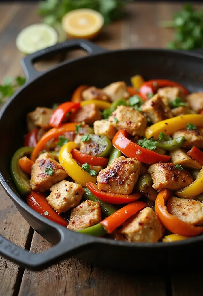 28 Quick Chicken Breast Recipes That Are Easy & Flavorful 12 28 Quick Chicken Breast Recipes That Are Easy & Flavorful - 11. Chicken Fajita Skillet