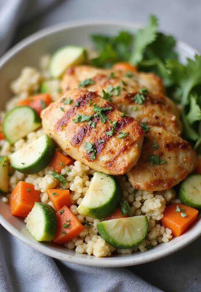 28 Quick Chicken Breast Recipes That Are Easy & Flavorful 20 28 Quick Chicken Breast Recipes That Are Easy & Flavorful - 19. Chicken and Cauliflower Rice