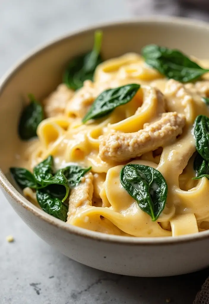 28 Quick Chicken Breast Recipes That Are Easy & Flavorful 27 28 Quick Chicken Breast Recipes That Are Easy & Flavorful - 26. Chicken Alfredo with Spinach