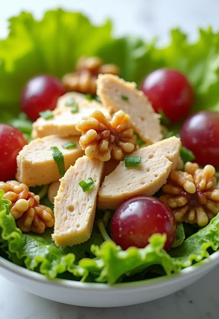 28 Quick Chicken Breast Recipes That Are Easy & Flavorful 29 28 Quick Chicken Breast Recipes That Are Easy & Flavorful - 28. Chicken Salad with Grapes and Walnuts