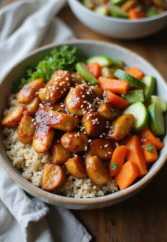 28 Quick Chicken Breast Recipes That Are Easy & Flavorful 7 28 Quick Chicken Breast Recipes That Are Easy & Flavorful - 6. Teriyaki Chicken Bowls